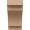 Ekena Millwork 5"W x 5"D x 10"H Wide Mediterranean Rough Cedar Woodgrain TimberThane Corbel, Primed Tan CORUR05X05X10MEDRCPR - alternate 6